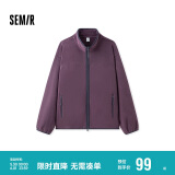 森马（Semir）张新成同款夹克男冬抗静电外套摇粒绒情侣上衣109724108203