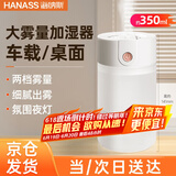 海纳斯（HANASS）加湿器 迷你小巧小型轻音加湿伴侣 空调房家用办公室桌面 上加水 USB插电便携车载 MYX-109