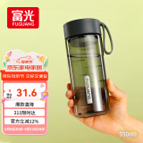 富光夏季女运动水杯儿童便携杯男夏天杯子随手杯 灰黑色 550ml