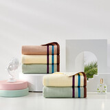 洁玉 A类纯棉毛巾 无荧光家用洗脸洗澡加厚擦手巾 男女柔软吸水面巾S A类无荧光毛巾 85g 3条