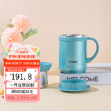 虎牌（TIGER）保温杯 办公型不锈钢真空杯茶滤网杯 水杯CWM-A035 350ml 高光银蓝AM 350ml