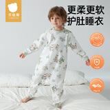 贝肽斯宝宝睡衣春秋夏季纯棉2025新款男女儿童家居服连体衣服套装
