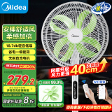 美的（Midea）【幸运草安睡风扇Plus】电风扇落地扇立式家用卧室变频轻音小风扇遥控一级能效空气循环扇 SDI35MQ