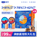 LEGENDSANDY蓝氏狗罐头狗湿粮主食罐乳鸽鸭肉双层厚肉混合口味170g*4罐*1盒