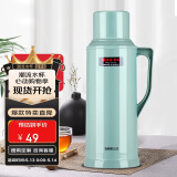 SIMELO保温壶大容量72H骄子保温瓶玻璃内胆热水瓶学生宿舍暖壶2L抹茶绿