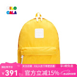 CILOCALA双肩包女M+号登山包校园电脑包大容量旅行包上班出游背包帆布书包 BANANA