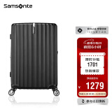 新秀丽（Samsonite）行李箱25英寸拉杆箱时尚旅行箱包大容量密码箱GU9托运皮箱黑色 