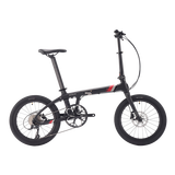 萨瓦萨瓦超轻碳纤维折叠自行车喜玛诺变速油刹代驾城市通勤20寸折叠车 深空灰-禧玛诺R3000-9速-油刹