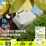 蕉下（beneunder）斜挎包包女包单肩包托特包迷你通勤包旅游轻便逛街小包礼物女生灰