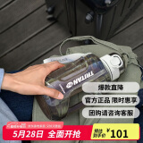 乐扣乐扣（LOCK&LOCK）小水库大容量塑料运动水杯户外冷水壶刻度把手男女杯子2.2L白色