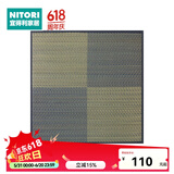 NITORINITORI宜得利家居 日式客厅拼接加厚垫子家用卧室榻榻米垫 蓝色