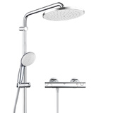 高仪（GROHE）恒温花洒套装 200MM顶喷空气注入手持套装恒温龙头无下出水