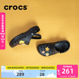 卡骆驰crocs洞洞鞋贝雅男鞋女鞋轻便耐磨一脚蹬拖鞋休闲鞋|10126 黑色-001 40 (250mm)