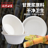 烧烤世家烘焙纸碟盘子 一次性纸盘 可降解环保纸盘子 30只 野餐用品