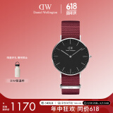 丹尼尔惠灵顿（DanielWellington）DW手表情侣表36mm尼龙带超薄欧美石英腕表520礼物DW00100274