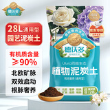 德沃多肥料进口纯泥炭土28L园艺植物营养土通用养花土种菜土壤兰花多肉育苗