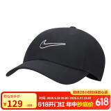 耐克NIKE运动配饰男女太阳帽棒球帽CLUB CAP帽子FB5369-010黑M/L