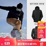 骆驼（CAMEL）三防冲锋衣户外登山服防风防水防污三合一运动外套 AD12263514Y,羽绒内胆幻影黑男女 M