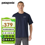 巴塔哥尼亚（Patagonia）男女情侣通勤短袖夏季P-6 Logo混纺棉休闲潮流户外透气T恤 38504 NENA L