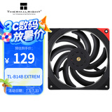 Thermalright(利民) TL-B14B EXTREM 14CM 性能级风压扇2000转速PWM 双滚珠轴承 三次元动平衡 