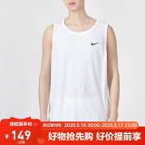 耐克（NIKE）男子运动背心夏季运动服宽松简约AR6070-100白色XXL