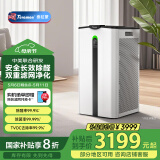 Telamon【国家补贴20%】泰拉蒙H95甲醛空气净化器家用去甲醛细菌TVOC雾霾异味除过敏原负离子空气净化机 白色