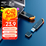 爱国者（aigo）32GB USB3.2 U盘 U331 多功能工作指示灯 高速存储u盘 电脑扩容商务办公学习优盘 