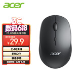 宏碁（acer）鼠标 无线2.4GHz 办公鼠标 type-c充电 对称鼠标 便携鼠标 电脑笔记本鼠标 OMR070