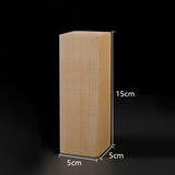 驭莱骋椴木方块雕刻料入门练手料椴木原木板长条方条手工料木头垫块 15*5*5cm