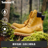添柏岚（Timberland）官方踢不烂男款经典大黄靴防水|10061 10061W/小麦色 TB0仅批次不同 44.5 推荐小半码