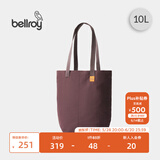 Bellroy澳洲 City Tote 10L 春季新款乐游托特包可折叠便携购物袋单肩包 酒红棕10L