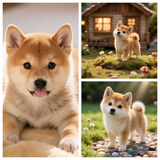 馨萌宣纯种日系柴犬幼犬微笑脸双层被毛赤柴黑柴胡麻狗狗幼崽犬狗 宠物级 A级 公