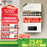 能率（NORITZ）【小云朵S】燃气热水器天然气【家电国家补贴15%】 恒温双控水伺服 下置风机 抑菌 GQ-13EA2AFEX