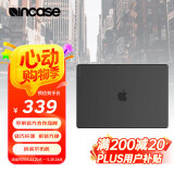 INCASEDots适用于24/23新款苹果MacBook Pro16英寸M4/3保护壳笔记本电脑保护套纤薄便携A3403磨砂透黑色