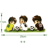 迪卡车身划痕遮挡装饰贴可爱动漫创意足球宝贝贴纸汽车贴卡通人物防水 卡卡