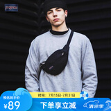 JANSPORT杰斯伯胸包女便携腰包斜跨包休闲包饺子包男手机包礼物  TAN1008 黑色