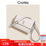 蔻一（Cnoles）包包女包百搭通勤款单肩斜挎小方包高端品牌生日礼物送女友实用