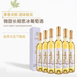 莫高红酒葡萄酒 冰白葡萄酒长相思果酒 500ml*6整箱装