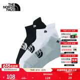 北面（The North Face）运动袜中性款舒适吸湿透气三双装户外旅行25新品|3RJC CV4/宇宙黑/雪峰白/星辰灰 L