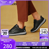 斯凯奇（Skechers）父亲节礼物男鞋夏季商务皮鞋舒适板鞋透气软底休闲鞋工作鞋210835