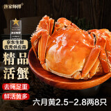 【活蟹】漁家师傅大闸蟹2.5-2.8两8只去绳足重鲜活六月黄螃蟹现货生鲜水产礼盒源头直发
