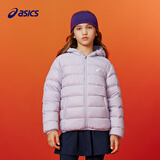 亚瑟士（asics）童装冬季儿童柔软舒适三防轻薄保暖羽绒服【高充绒量】 浅紫 清洁度1000-鸭绒 140 充绒量79g