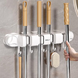 妙馨思吸盘拖把挂钩免打孔卫生间收纳神器粘钩扫把壁挂架拖布夹拖把架