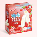 明治（meiji）海盐荔枝雪糕 46g*10支 彩盒装