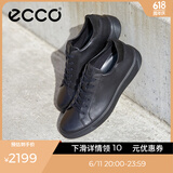 爱步（ECCO）板鞋男鞋 黑色平底休板鞋男士休闲鞋防水鞋子 街头趣闯504574 黑色50457401001 41