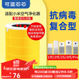 可蓝芯芯适配小米米家净化器过滤网/消毒机/车载/替换滤芯/耗材配件 适配2S/PRO/3代/3H除菌复合版