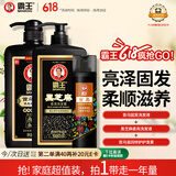霸王何首乌洗发水防脱育发黑芝麻柔顺保湿洗发膏护发素套装2.45L