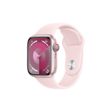 Apple/苹果 Watch Series 9 智能手表GPS+蜂窝款41毫米粉色铝金属表壳亮粉色运动型表带M/L MRJQ3CH/A