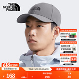 北面（The North Face）北面运动帽鸭舌帽中性款户外舒适遮阳25新品|4VSV SOU/深灰色 OS/均码/57.8cm