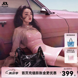 JellyToyboy包包女包JTB漫游包春夏新款小众斜挎单肩包通勤斜挎包 黑色